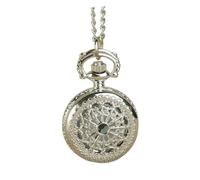 BESPORTBLE Reloj de Bolsillo Esqueleto Mecánico de Cuarzo Cadena Reloj de Estilo Retro para Uso Diario para Colección