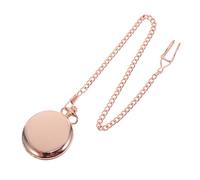 BESPORTBLE Reloj de Bolsillo para Hombre con Cadena Resistente Diseño Retro con Números y de Cuarzo Preciso Accesorio Versátil para Graduación Cumpleaños Navidad y Día del