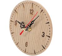 BESPORTBLE Reloj de Pared Redondo Retro sin Batería, Reloj Silencioso Decorativo Vintage Colgar en Hogar y Oficina, Diseño Clásico para Sala, Dormitorio y Decoración Hogar