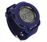 BESPORTBLE Reloj Electrónico Deportivo Multifuncional Azul Luz Nocturna Esfera Digital Clara y Correa Ajustable para Estudiantes y Actividades al Aire Libre