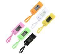 BESPORTBLE Reloj Llavero Digital Pequeño Diseño Compacto y Esfera Clara, 6 Piezas de Plástico Adecuado para Estudiantes y Uso Portátil Color Aleatorio