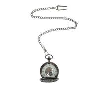 BESPORTBLE Reloj Mecánico Dragón y Fénix Reloj De Bolsillo Antiguo Vintage Tapa De Acero Colgante