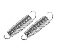 BESPORTBLE Resorte para Pedal de Batería de Alta Tensión Acero Inoxidable Juego de 2 Piezas Gancho Accesorio Duradero para Pedal de Bombo Compatible Pedales de Caja y Doble Adecuado