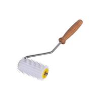 BESPORTBLE Rodillo de Agujas de Plástico para Apicultura con Mango de Madera Herramienta Descapuchadora para Recolección de Propóleos Accesorio Manual Resistente y Fácil de Limpiar para
