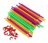 BESPORTBLE Rodillos para el cabello espiral 20PCS, varillas de permanente para cabello corto, herramientas para rizar con fijación firme y uso en peluquería Color Aleatorio