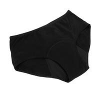 BESPORTBLE ropa interior a prueba de fugas para adultos pantalón urinario lavable pañal a prueba de fugas toallita para la incontinencia pañal tela Black