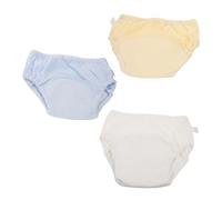 BESPORTBLE Ropa Interior de Aprendizaje para Ir al Baño para Bebés y Niños Pequeños 3 Piezas Calzoncillos de Algodón Suaves y Transpirables Cubrepañales de Tela Reutilizables Impermeables Unisex 110