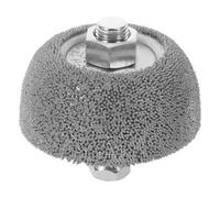 BESPORTBLE Rueda Abrasiva para Caucho de Neumáticos, Aluminio, Plata, | Desgaste Uniforme Ruido, para Servicio In Situ y Preparación Automotriz, Accesorio de Amoladora