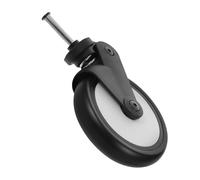 BESPORTBLE Rueda para Cochecito con Caucho Elástico Rueda Delantera Silenciosa con Soporte Reemplazo Fácil para Silla Infantil y Carrito de Compras