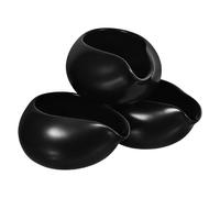 BESPORTBLE Salsera de Cerámica para Salsa y Jarabe, Set de 3 Unidades Boquilla Redonda, para Aderezos y Café en Cenas Formales