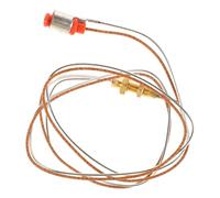BESPORTBLE Sensor de Llama y Elemento de Detección para Estufa de Gas, Accesorio de Acero Inoxidable Dorado con Función de Prevención de Incendios, Adecuado para Chimenea y Calentador