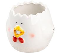 BESPORTBLE Separador de Huevos Fácil de Usar de Cerámica Diseño Adorable de Pollito para Separar y Claras, Utensilio Práctico para Cocina y Repostería