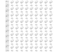 BESPORTBLE Set de 310 Cubitos de Hielo Artificiales Acrílicos Transparentes Incluye Hielo Triturado Grande Mediano y Pequeño para Fotografía Decoración de Bodas Relleno de Jarrones y