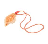 BESPORTBLE Silbato de Caracola Natural para Juguete Entrenamiento al Aire Silbato Divertido con Forma de Caracol para Camping y Actividades de Exterior Incluye Cordón para Llevar