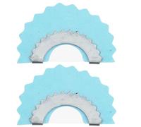 BESPORTBLE Silbatos para Pájaros 2 Piezas Metálicos Azules Silbido de Pájaro para Divertirse Portátil Adecuado para Practicar Sonidos de Canto y Ocio al Aire Libre