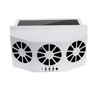 BESPORTBLE Solar Powered Car Solar Car Window Exhaust Fan Car Window Cooler Fan- Car Radiator Fan Used for General of Cars