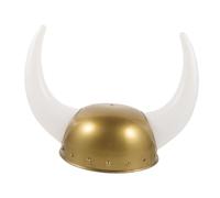 BESPORTBLE sombrero de cuerno sombreros mascarada chiflado para feliz vikingo con cuernos decorativo de carnaval de fiesta de baile con os el plastico