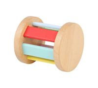 BESPORTBLE Sonajero de Madera Rodillo para Bebés, Instrumento Musical Educativo Montessori, Tamaño Pequeño, Ligero y Seguro para Recién Nacidos, Adecuado para Desarrollo Sensorial