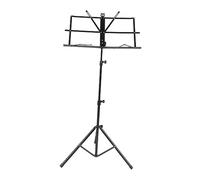 BESPORTBLE Soporte Ajustable para Partituras y Recetas Plegable Portátil de Hierro y Tela Oxford para Uso en Casa Color Negro