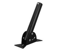 BESPORTBLE Soporte de Antena Exterior de Metal Negro para Montaje en Pared o Poste, Resistente a UV y Humedad, Compatible con Antenas TV y Puentes Inalámbricos, Instalación para Techos