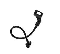 BESPORTBLE Soporte De Brazo Hierro Negro Para Micrófono Cuello De Cisne Flexible, Desmontable y Estable, Adecuado Para Grabación y Uso Escritorio