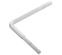 BESPORTBLE Soporte de Cencerro de Metal en L, Varilla Ajustable para Batería, Accesorio de Alta Resistencia para Montaje de Cencerros, Compatible Kits de Percusión, Uso Profesional y