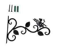 BESPORTBLE Soporte De Planta Colgante De Hierro Para Jardín y Interior - Maceta Decorativa Con Diseño De Hadas - Ideal Para Decoración De Pared y Comederos De Pájaros Resistente y Estilizado