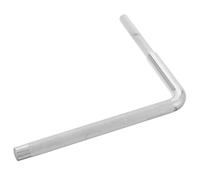BESPORTBLE Soporte en Forma de L para Cencerro de Metal Plata, Montaje Versátil para Cowbell en Actuaciones y Grabaciones Profesionales