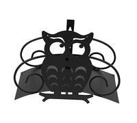 BESPORTBLE Soporte Manguera Jardín Creativo Hierro Negro Resistente Exterior Colgador Antienredos Organizador Para Patio y Garaje