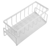 BESPORTBLE Soporte Multifuncional para Esponjas y Paños de Cocina con Escurridor Integrado Resistente y Compacto para Fregadero y Baño Ahorro de Espacio y Fácil Almacenamiento