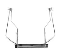 BESPORTBLE Soporte para Armónica Colgante Ajustable de Metal, 10 Agujeros, Color Plateado, Ligero y Resistente, Adecuado para Presentaciones y Uso Profesional