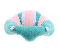 BESPORTBLE Soporte Para Asiento De Ñiño Cojín De Peluche Para Sentarse Ligero Suave 45 Cm Felpa Multifuncional Para Ñiño Aprendiendo a Sentarse Sofá Infantil Verde y Rosa