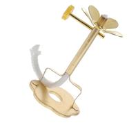 BESPORTBLE Soporte para Mechas de Lámpara de Aceite Botón de Ajuste Aleatorio, Estructura Resistente de Aleación para Uso en Templo y Decoración del Hogar Budista