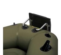 BESPORTBLE Soporte para Motor de Bote Inflable y Kayak, Ligero Metal, se Monta en Superficies Horizontales o Verticales, Adecuado para Pesca Marina en Color Negro