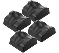 BESPORTBLE Soporte para Ocarina de 12 Agujeros Base de Resina Negra 4 Piezas Accesorio Portátil para Instrumento Musical Soporte de Escritorio para Ocarinas de Cerámica
