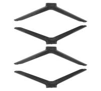 BESPORTBLE Soporte para TV de Pantalla Plana 40 Pulgadas Negro con Tornillos y 4 Patas Antideslizantes, Base de Plástico Reforzado para Mesa, Juego de 2 Pares para Montaje Seguro en