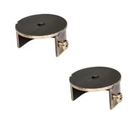 BESPORTBLE Soportes De Pared para Barra De Cortina De 28 Mm, Accesorios para Cortinas De Hierro En Acabado Bronce Antiguo, Fijación Resistente para Hogar y Decoración, Juego De 2 Unidades