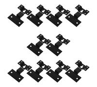 BESPORTBLE Soportes para Altavoces de Pared 10 Juegos Gancho Resistente para Altavoces Envolventes Estantería Soporte Multifunción para Montaje Seguro Estudio Oficina y Cine Casa