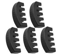 BESPORTBLE Sordina de Goma para Violín 4/4 3/4 1/2, Juego de 5 Amortiguadores de Sonido Estilo Garra, Reductor de Ruido para Práctica en Casa y Entrenamiento Silencioso