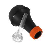 BESPORTBLE Sordina Recta para Trompeta Ligera de Abs con Boquilla Transparente, Accesorio de Práctica para Trompetistas y Músicos, Reducción de Ruido para Instrumentos de Viento