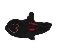 BESPORTBLE Sudadera con Capucha para Perro Pequeño XS 1-3 LB, Ropa de Invierno Cálida para Cachorros, Sudadera con Capucha de Algodón Suave y Estampado de Cuadros en Negro, Adecuado