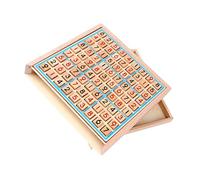 BESPORTBLE Sudoku Matemático de Madera para Juguete Educativo de Razonamiento Lógico Portátil y Resistente para Desarrollo Infantil