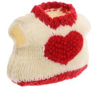 BESPORTBLE Suéter de Amor de Ardilla Suéter para Mascotas Accesorios para Mascotas Accesorios para el Cuerpo Accesorios de Crucero Disfraz de San Valentin para Mascotas suéter de Gato Hilo
