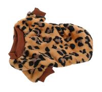 BESPORTBLE Suéter Térmico para Perros Pequeños Ropa De Invierno De Mascotas Diseño Adorable y Cómodo Abrigo para Cachorros Leopardo para Otoño Invierno