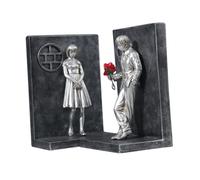 BESPORTBLE Sujetalibros Decorativos de Resina Forma de para Estanterías y Escritorio Color Plateado Diseño Moderno Creativo Adecuado para Decorar Hogar y Oficina Obsequio Original para