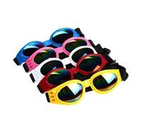 BESPORTBLE Sun Es - 5 Gafas de Sol Plegables para Perros para Jugar al Aire Correa Ajustable Plástico Ligero Diseño Moderno