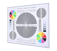BESPORTBLE Tabla de Calibración de Lentes para Cámaras de Seguridad, Herramienta de Alineación y Prueba de Enfoque, Adhesivo 40x30 Cm, Accesorios para Montaje y Calibración de Sistemas CCTV