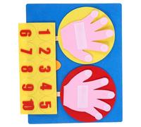 BESPORTBLE Tablero Educativo de Matemáticas para Palitos Numéricos de Fieltro Juguete Didáctico y Resta para Preescolar Herramienta Práctica para Aprender Números y Operaciones Básicas