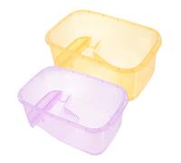 BESPORTBLE Tanque para Tortugas De Terraza Acuario con Plataforma 2 Unidades Resistente