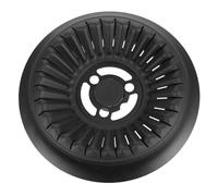 BESPORTBLE Tapa del Quemador de Cocina de Gas Negra de Acero Inoxidable | Diseño Liso, Desmontable y Fácil de Limpiar, Recambio para Hogar